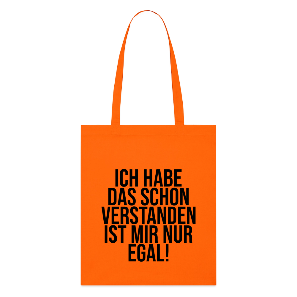 Verstanden - Bio-Stoffbeutel - Tieforange