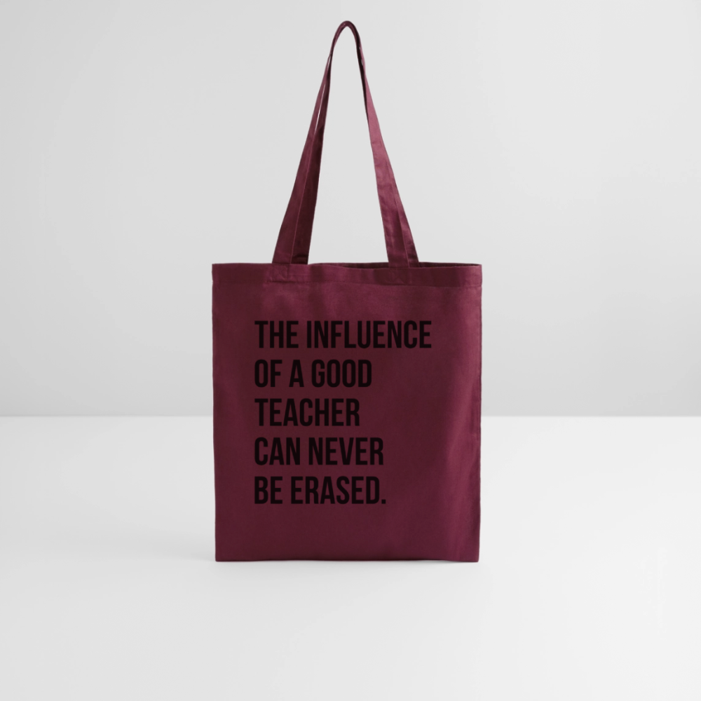 Teacher influence - Stoffbeutel - Burgunderrot