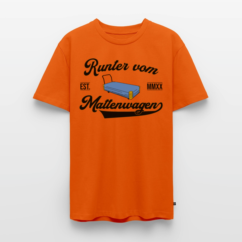 Runter vom Mattenwagen - Männer Premium T-Shirt - Orange 