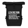 Leh-Re-Rin - Rolltop Rucksack - Schwarz