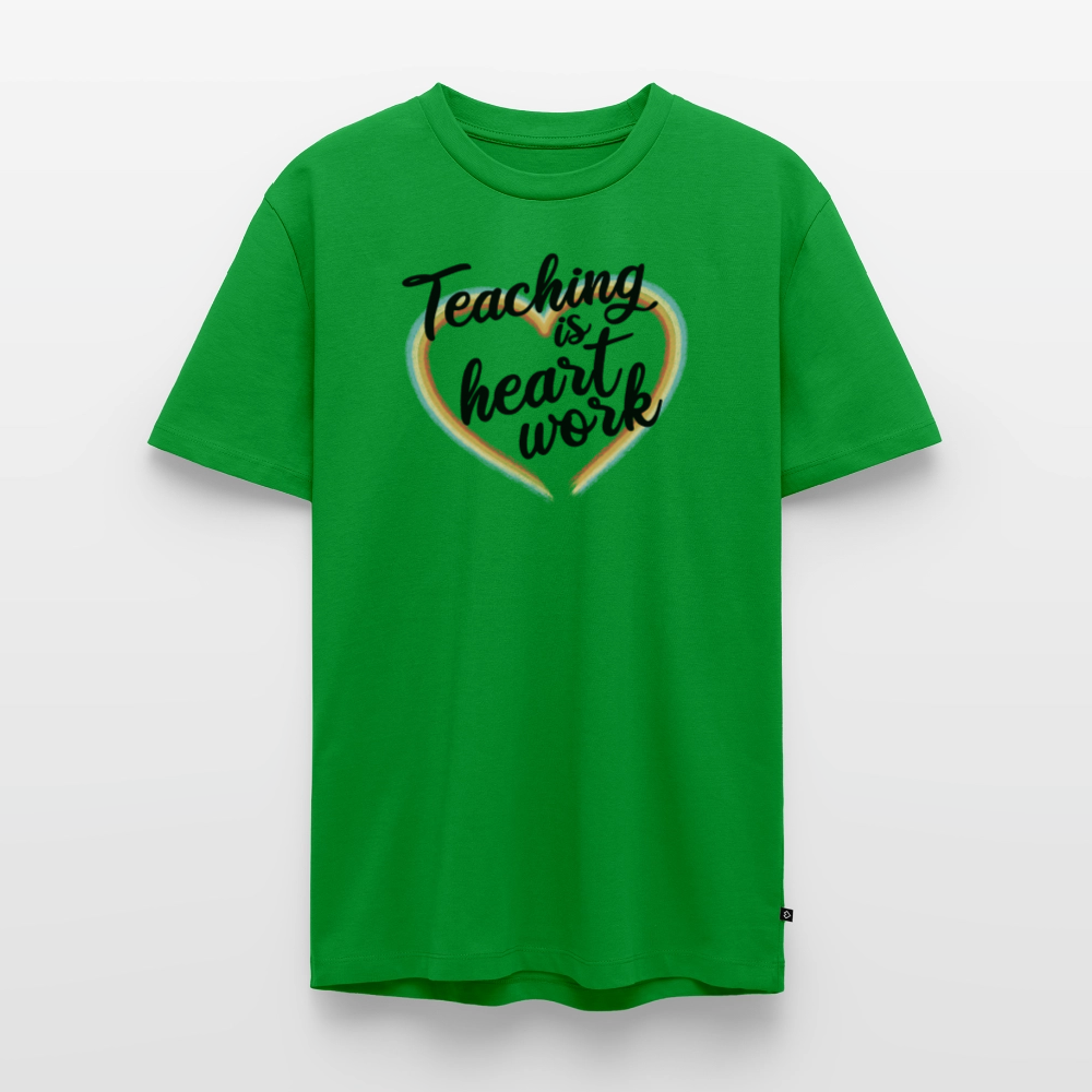 Heart work - Männer Premium T-Shirt - Grün