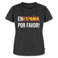 En Espanol por favor! - Frauen Premium T-Shirt - Anthrazit meliert