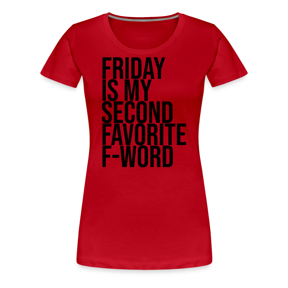F-Word - Frauen Premium T-Shirt - Rot