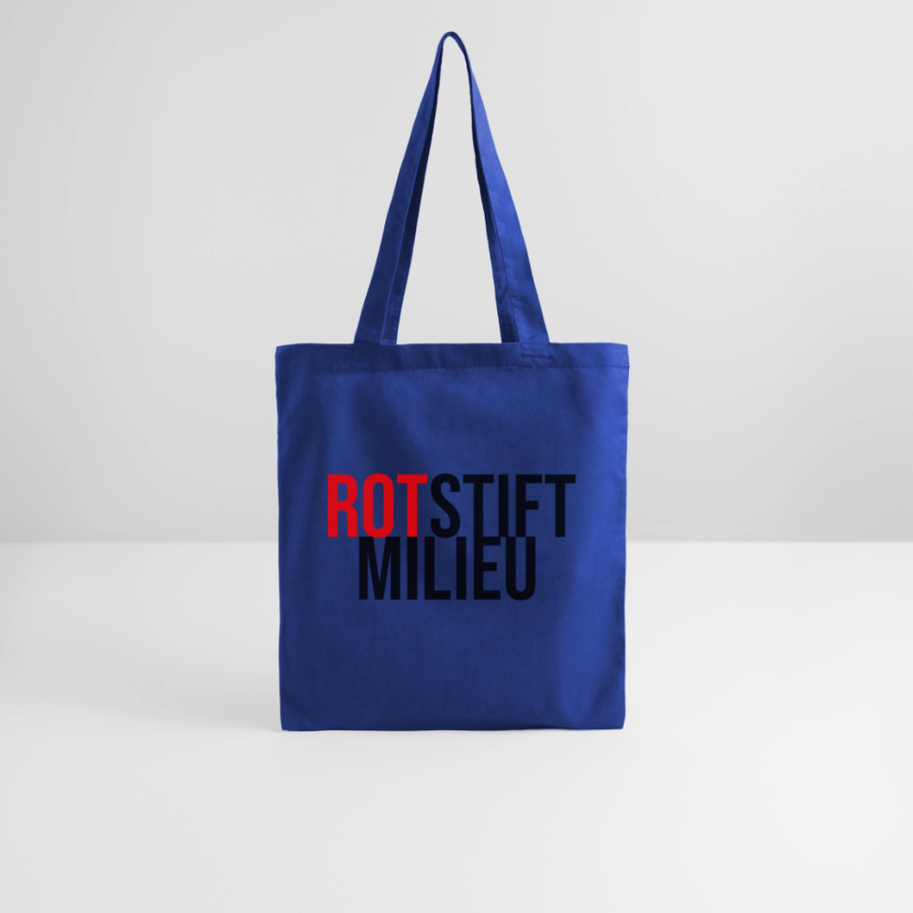 Rotstiftmilieu - Stoffbeutel - Royalblau