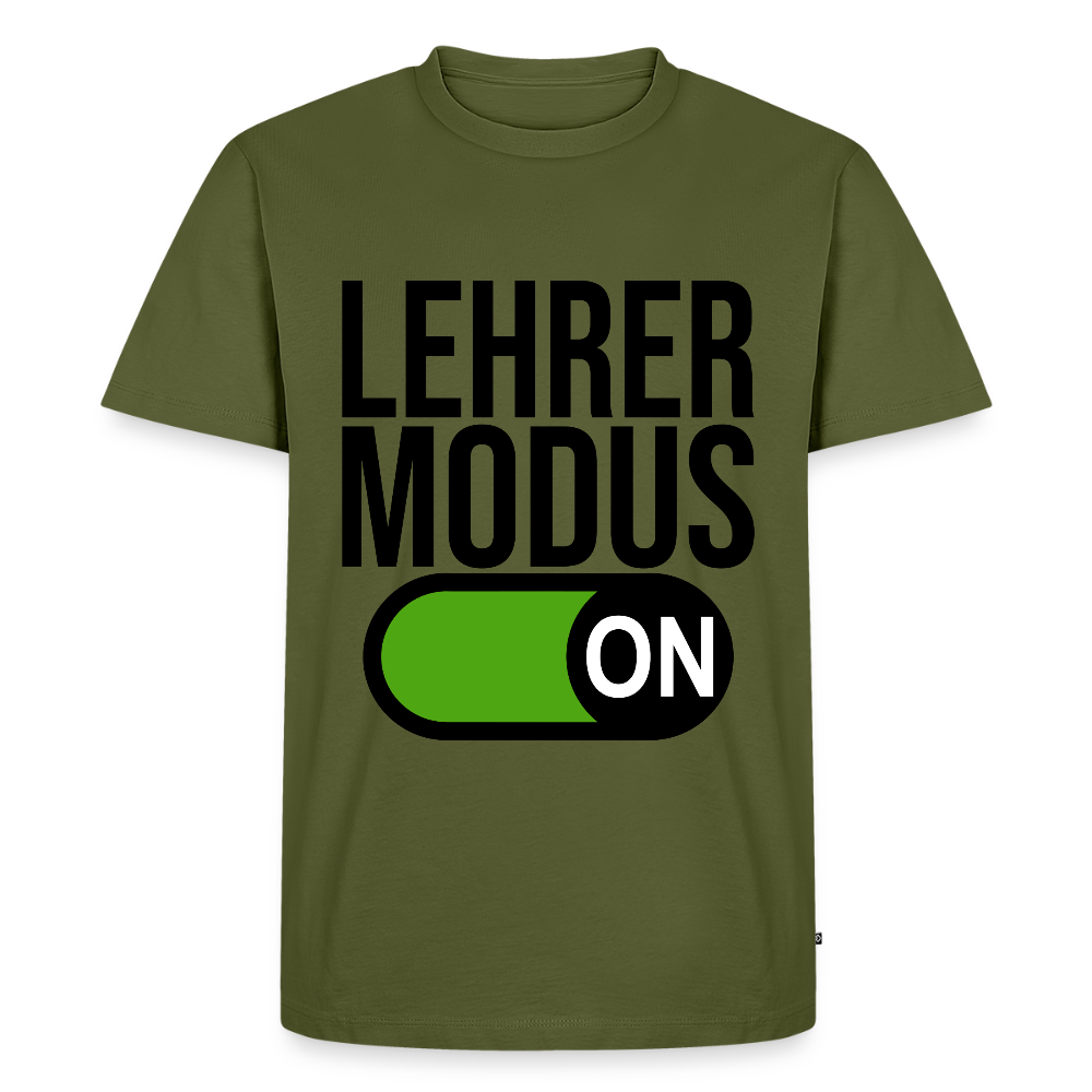 Lehrer Modus - Männer Premium T-Shirt - Khaki