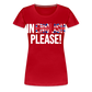 In english please - Frauen Premium T-Shirt - Rot