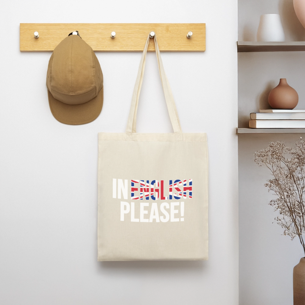 In english please! - Stoffbeutel - Natur