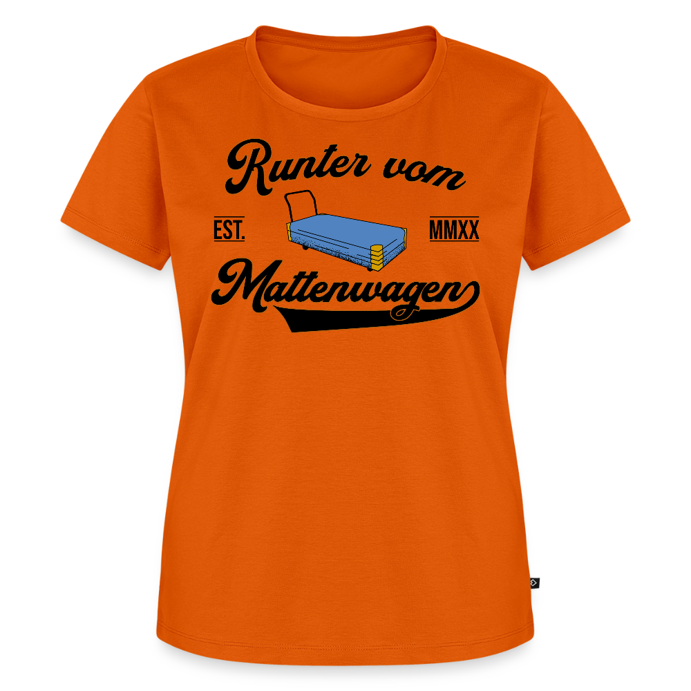 Mattenwagen - Frauen Premium T-Shirt - Orange 