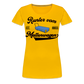 Mattenwagen - Frauen Premium T-Shirt - Sonnengelb