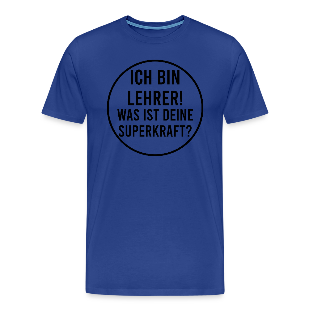 Superkraft - Männer Premium T-Shirt - Königsblau