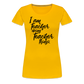 Teacher things - Frauen Premium T-Shirt - Sonnengelb