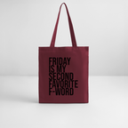 Friday - Bio-Stoffbeutel - Burgunderrot