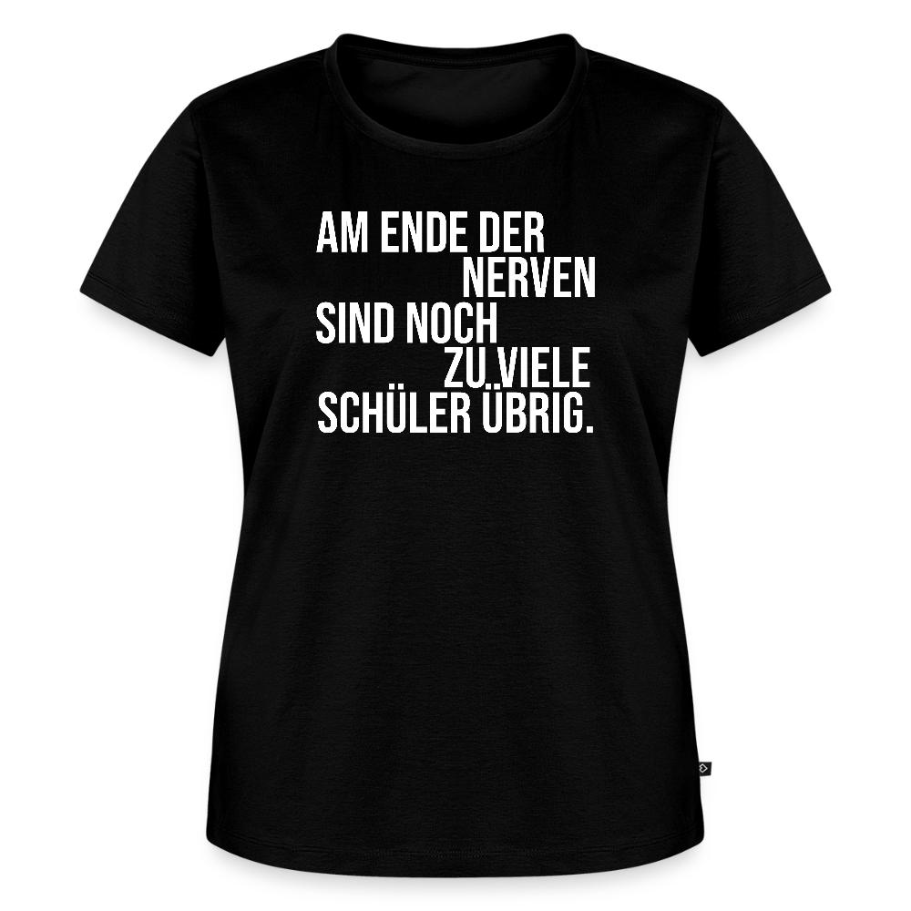 zu viele Schüler - Frauen Premium T-Shirt - Schwarz
