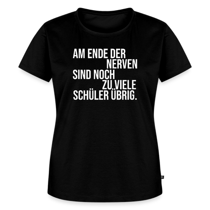 zu viele Schüler - Frauen Premium T-Shirt - Schwarz