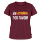 En Espanol por favor! - Frauen Premium T-Shirt - Burgunderrot