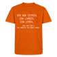 Ich bin Leerer - Männer Premium T-Shirt - Orange 