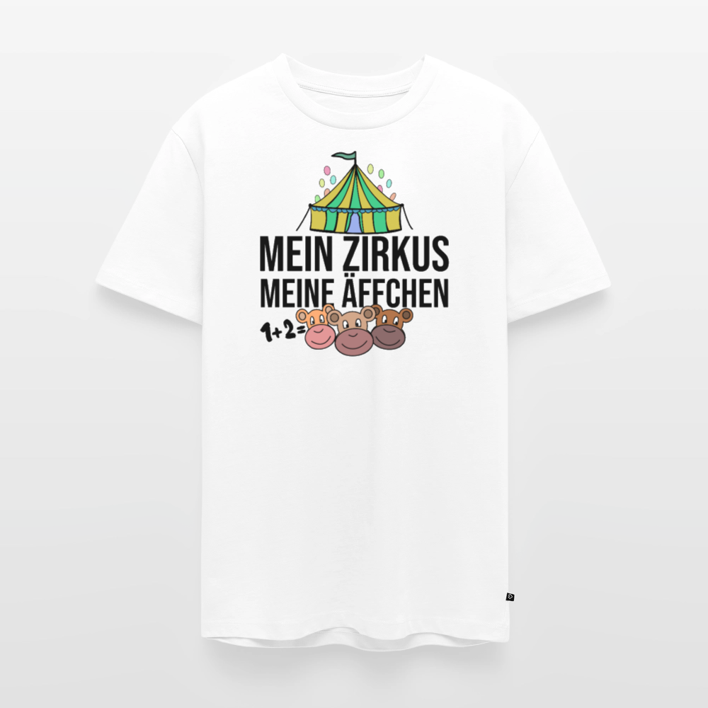 Mein Zirkus - Männer Premium T-Shirt - Weiß