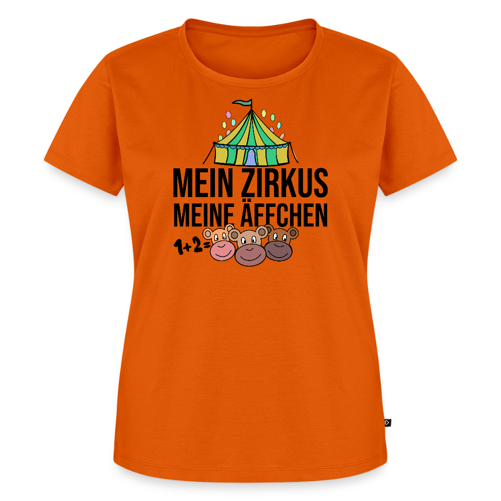 Mein Zirkus - Frauen Premium T-Shirt - Orange 
