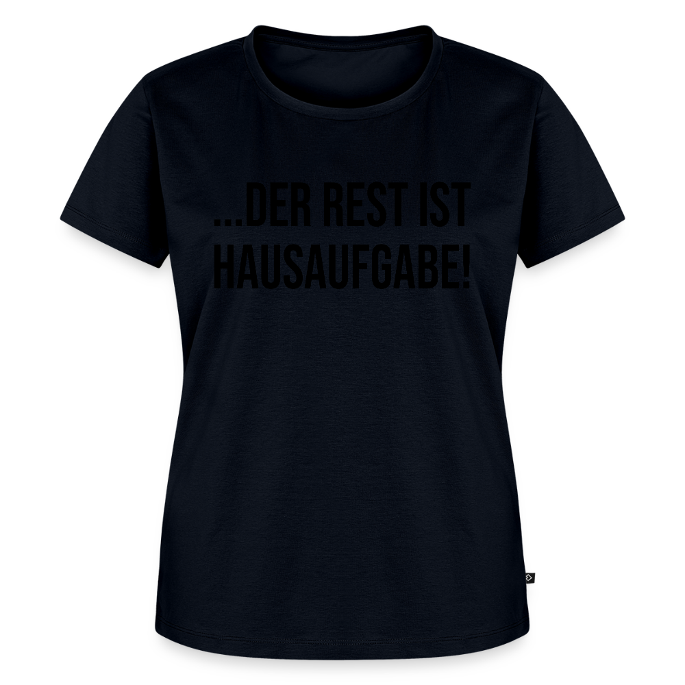 Hausaufgabe - Frauen Premium T-Shirt - Navy