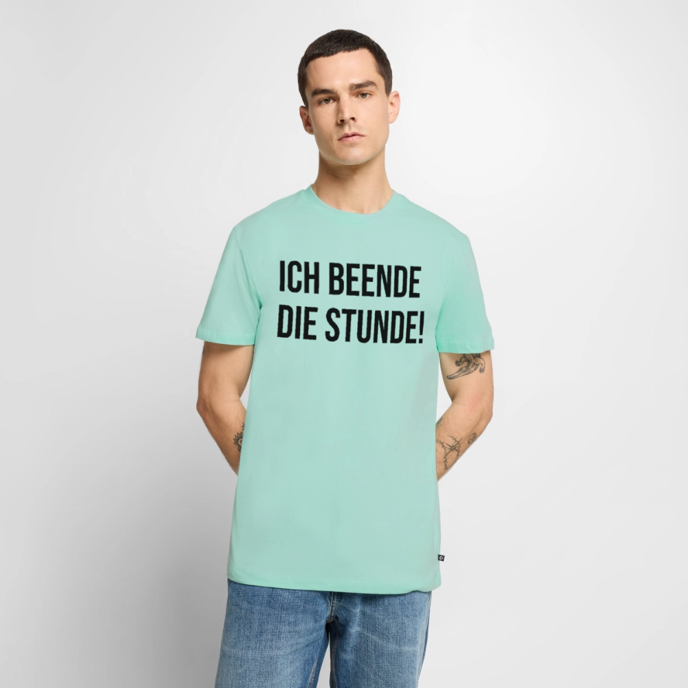 Ich beende die Stunde! - Männer Premium T-Shirt - Mint 