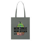 Mein Zirkus - Bio-Stoffbeutel - Anthrazit