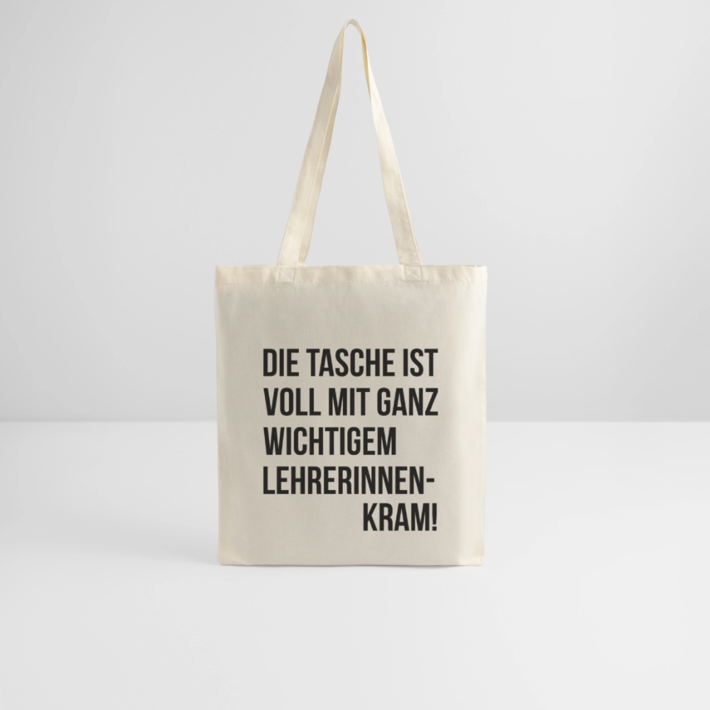 Lehrerinnenkram - Stoffbeutel - Natur
