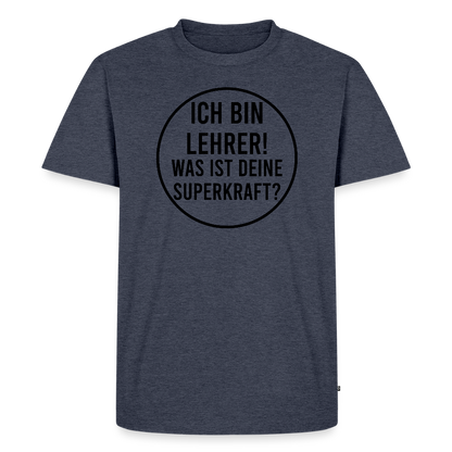Superkraft - Männer Premium T-Shirt - Jeansblau 