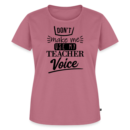 Teacher voice - Frauen Premium T-Shirt - Mauve