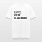 Kaffee. Kreide. Klassenbuch - Männer Premium T-Shirt - Weiß