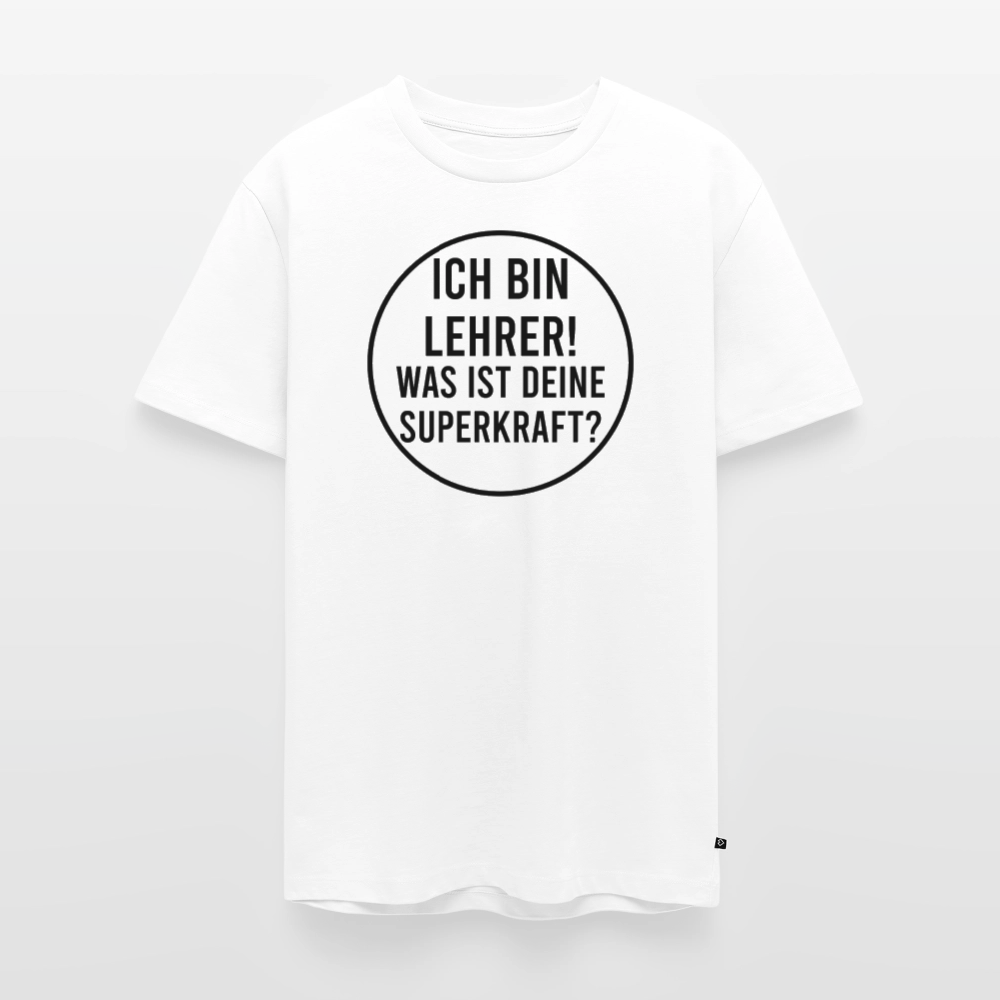 Superkraft - Männer Premium T-Shirt - Weiß