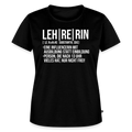 Leh-re-rin - Frauen Premium T-Shirt - Schwarz