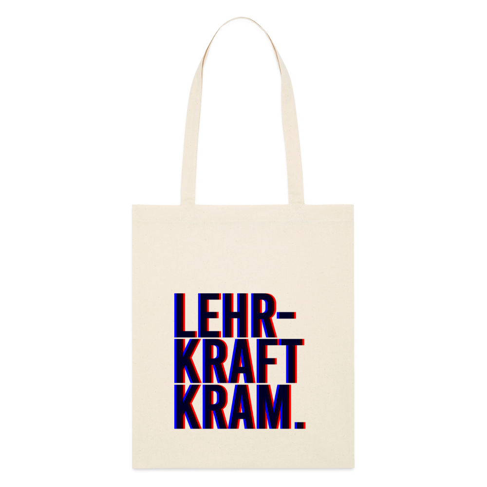 Lehrkraftkram -  Bio-Stoffbeutel - Natur