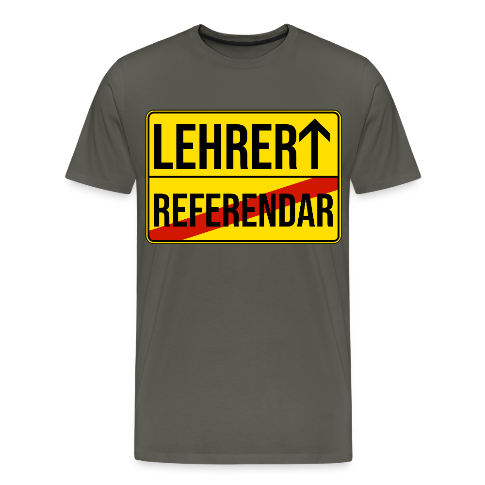 Lehrer - Männer Premium T-Shirt - Asphalt
