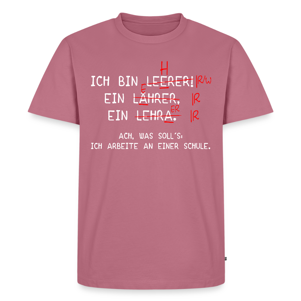 Ich bin Leerer - Männer Premium T-Shirt - Mauve