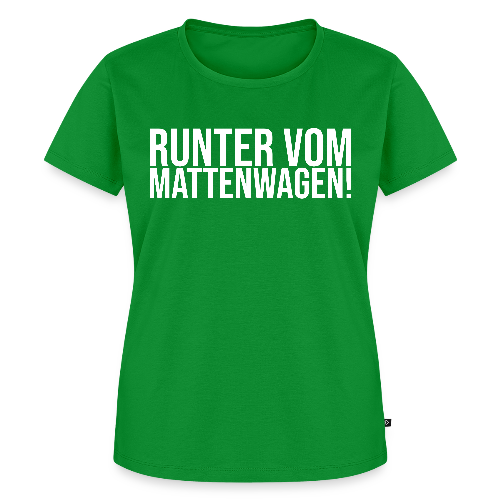 Mattenwagen - Frauen Premium T-Shirt - Grün