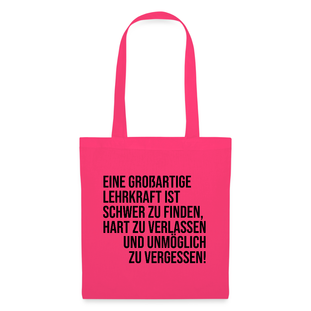 Großartige Lehrkraft - Stoffbeutel - Azalea