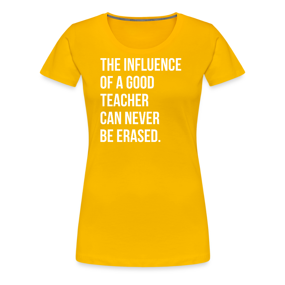 Influence - Frauen Premium T-Shirt - Sonnengelb