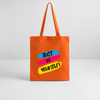 Just be yourself - Bio-Stoffbeutel - Tieforange