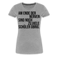 Zu viele Schüler - Frauen Premium T-Shirt - Grau meliert