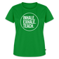 Inhale. Exhale. Teach. - Frauen Premium T-Shirt - Grün