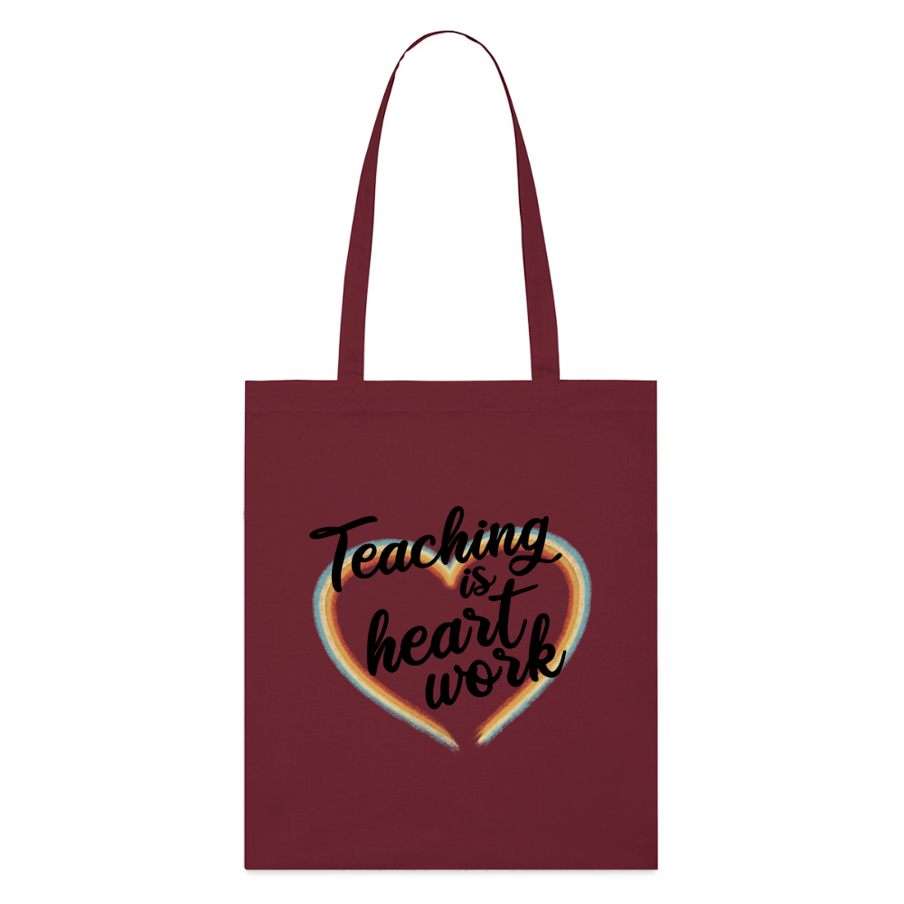 teaching - Bio-Stoffbeutel - Burgunderrot