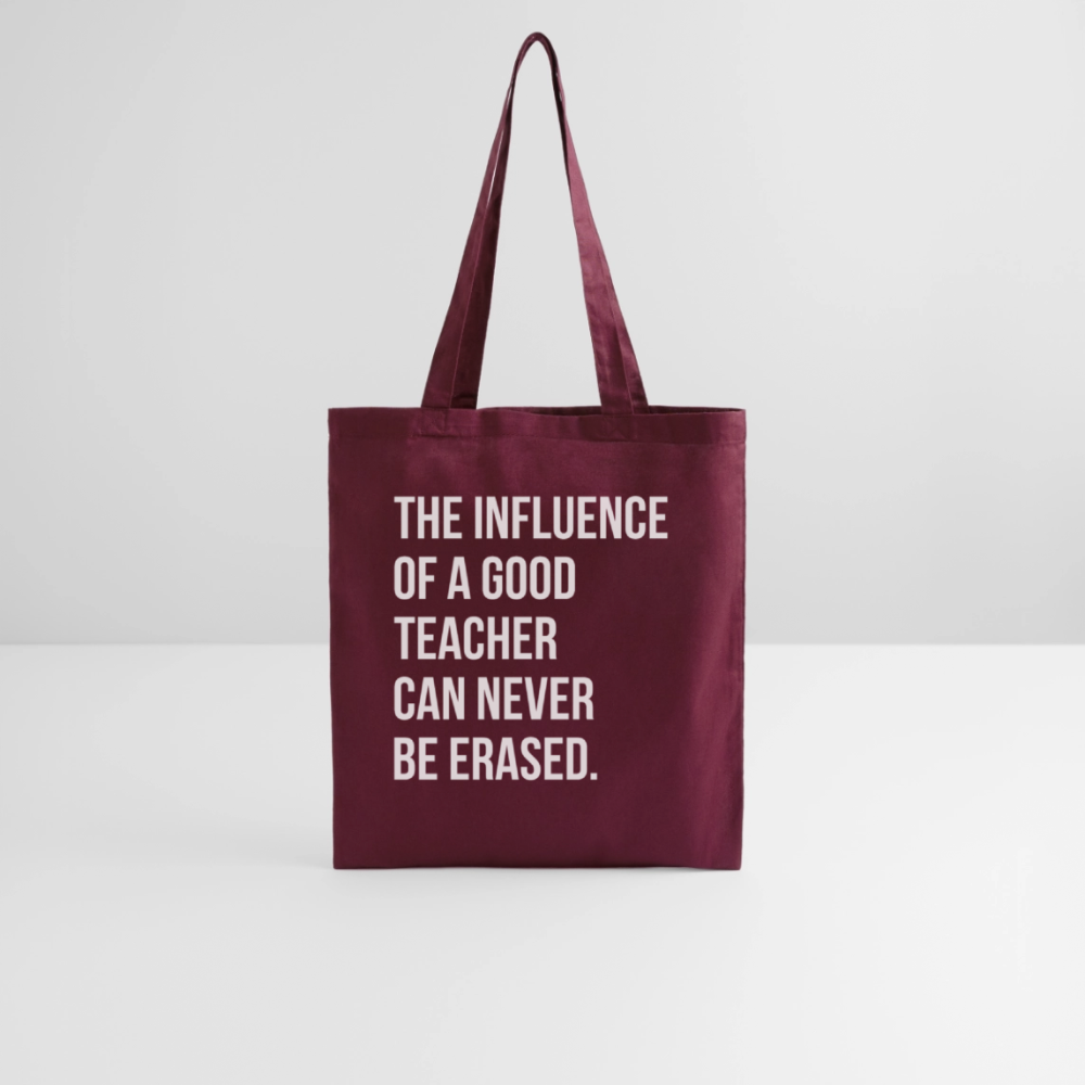 Teacher influence - Stoffbeutel - Burgunderrot