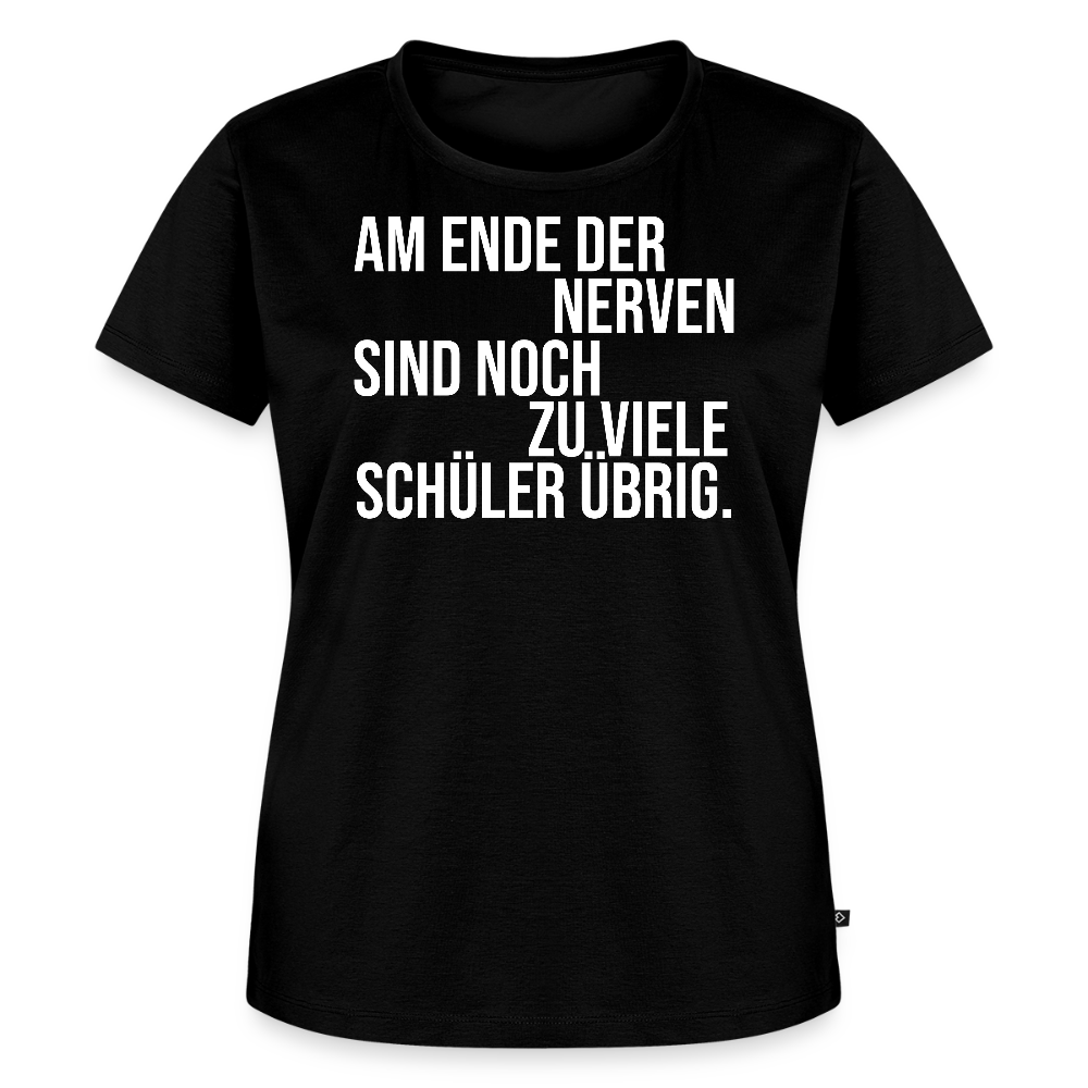 Zu viele Schüler - Frauen Premium T-Shirt - Schwarz