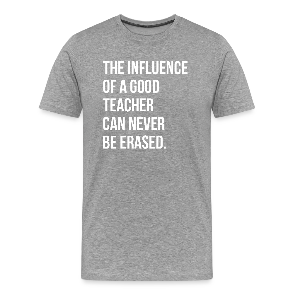 Influence - Männer Premium T-Shirt - Grau meliert
