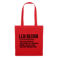 Leh-re-rin Stoffbeutel - Rot