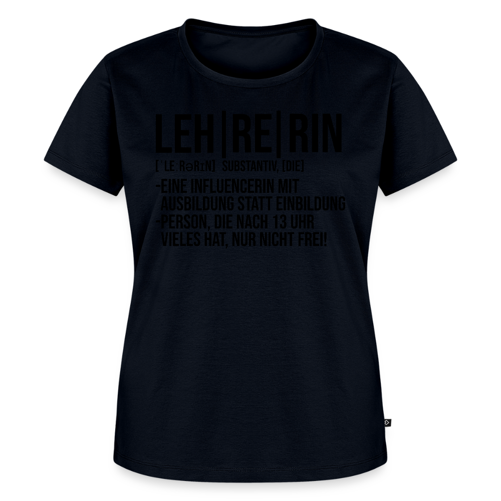 Leh-re-rin - Frauen Premium T-Shirt - Navy