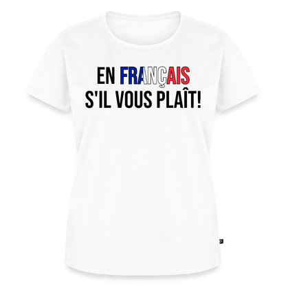En francais s´il vous plait! - Frauen Premium T-Shirt - Weiß