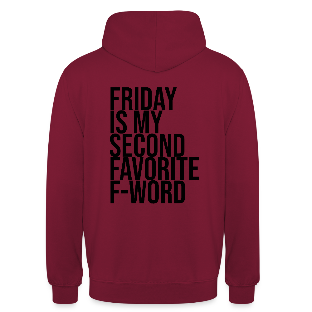F-Word - Unisex Hoodie - Bordeaux