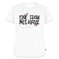 Eine Frau mit Klasse - Frauen Premium T-Shirt - Weiß