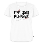 Eine Frau mit Klasse - Frauen Premium T-Shirt - Weiß